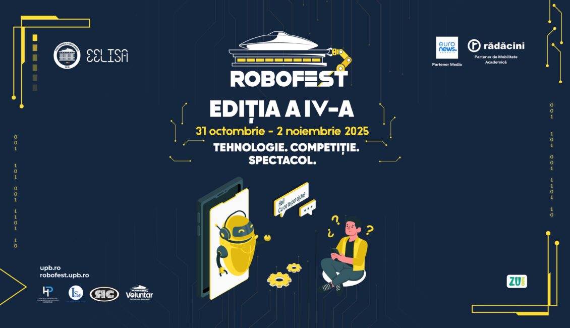 ROBOFEST 2025 aduce la Bucureşti cea mai mare competiţie de robotică din Europa